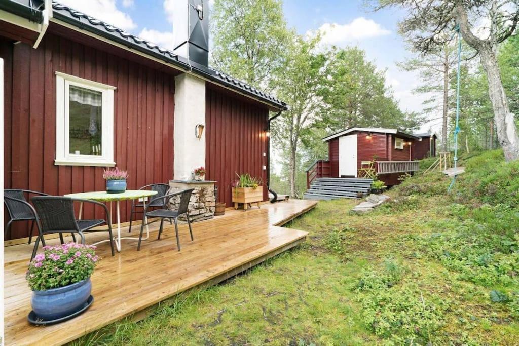 Cozy Cabin With A Great View Skamdal Экстерьер фото